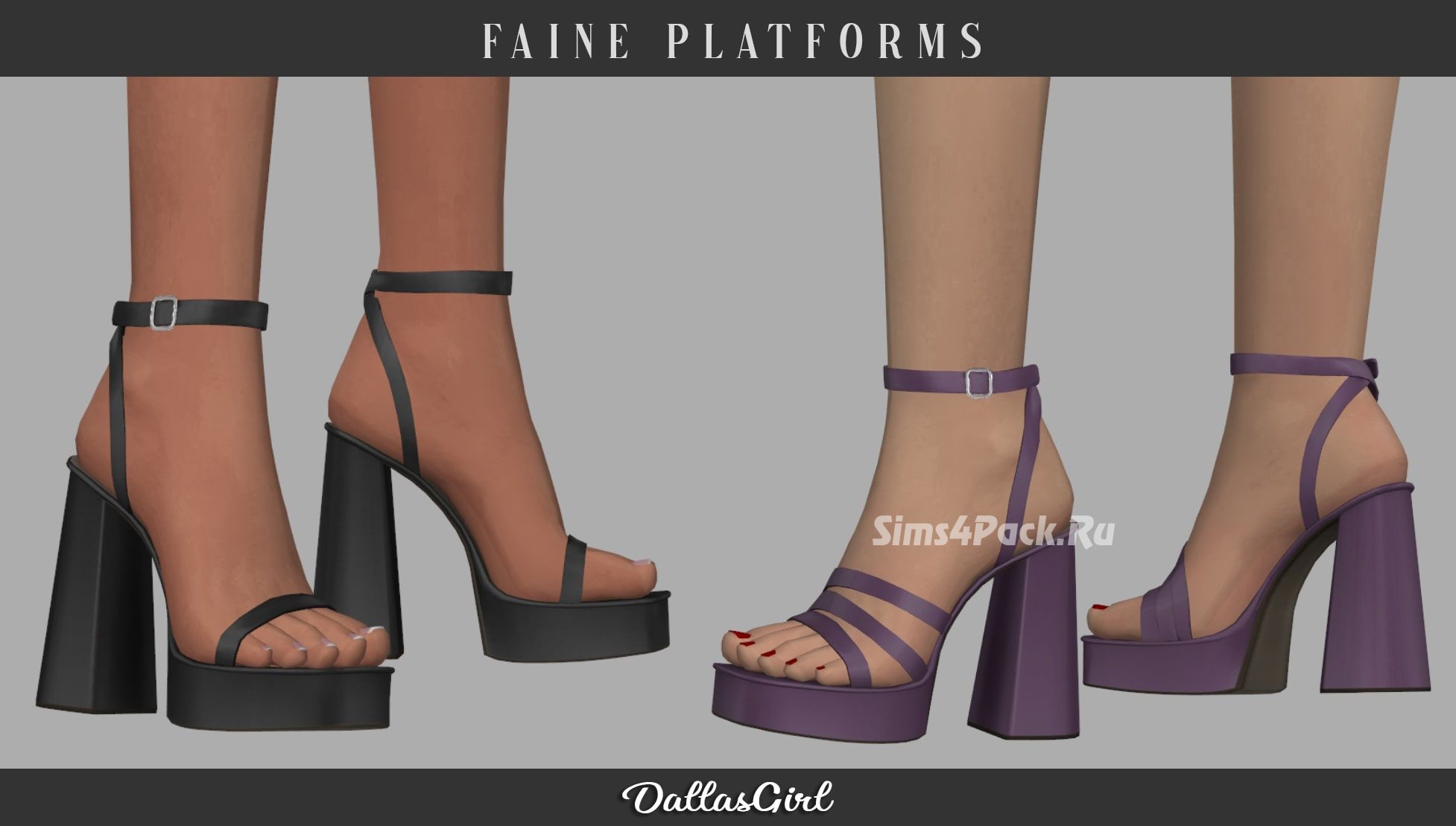 Босоножки "Faine Platforms"