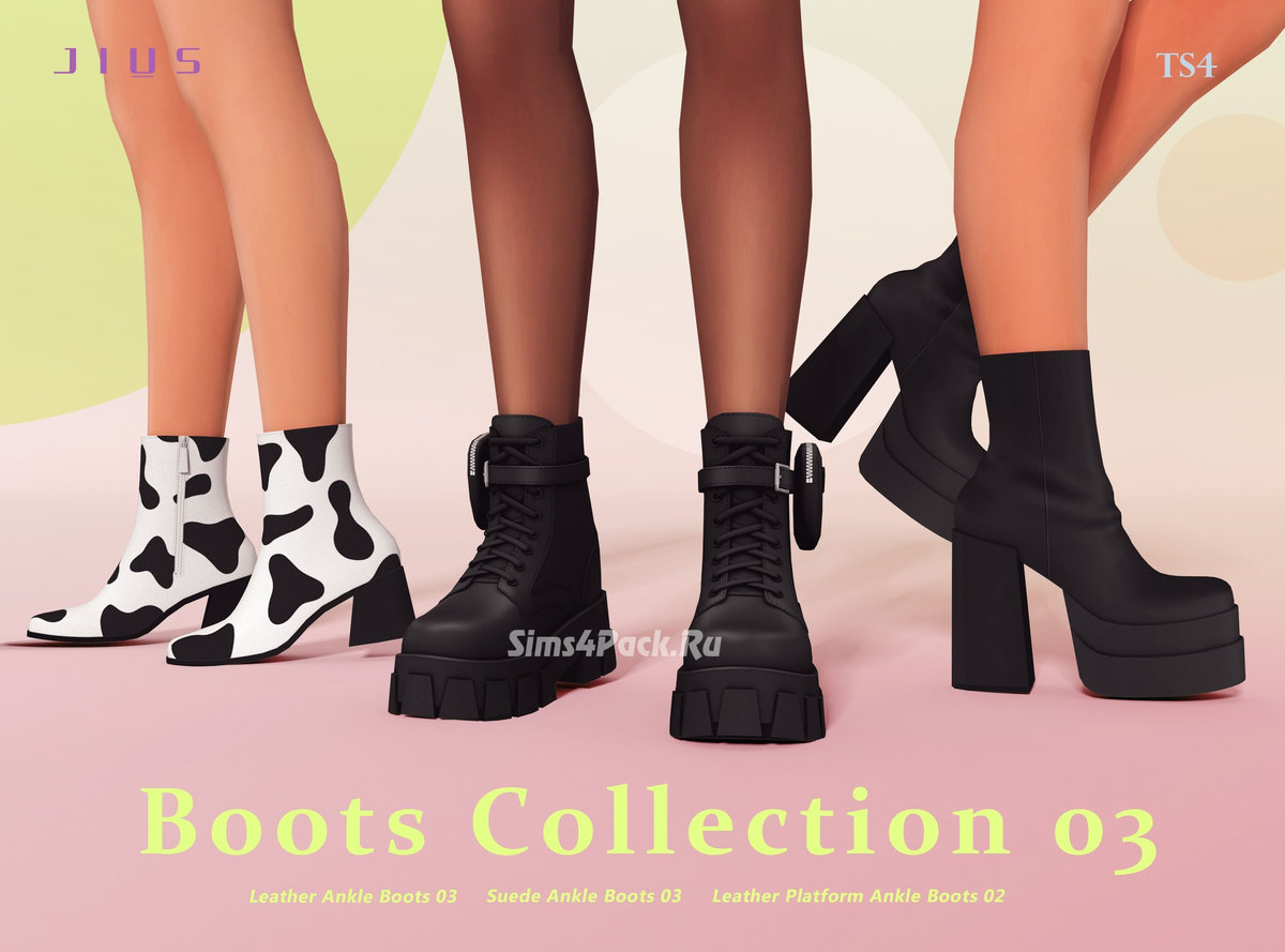 Коллекция женской обуви "Boots Collection 03"