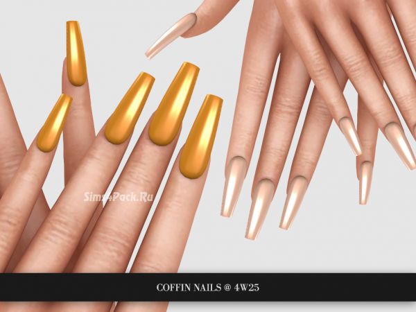 Маникюр "coffin nails"