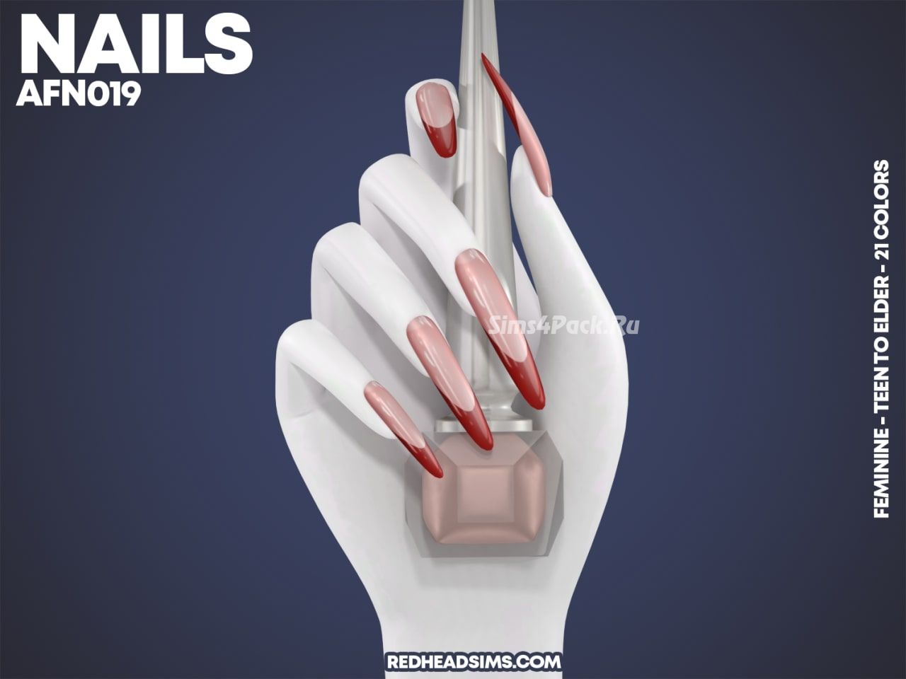 Маникюр "af nails n019"