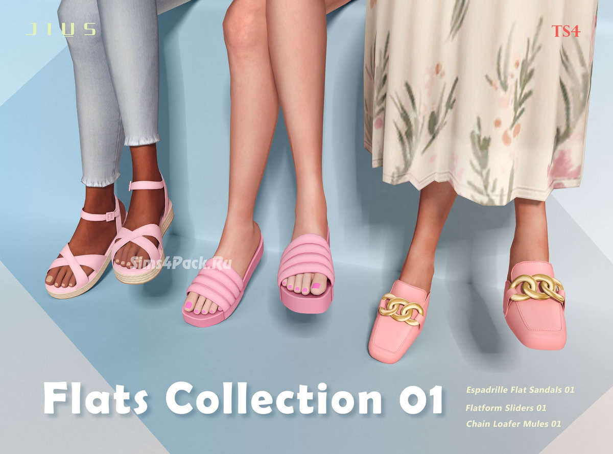 Коллекция женской обуви "Flats Collection 01"