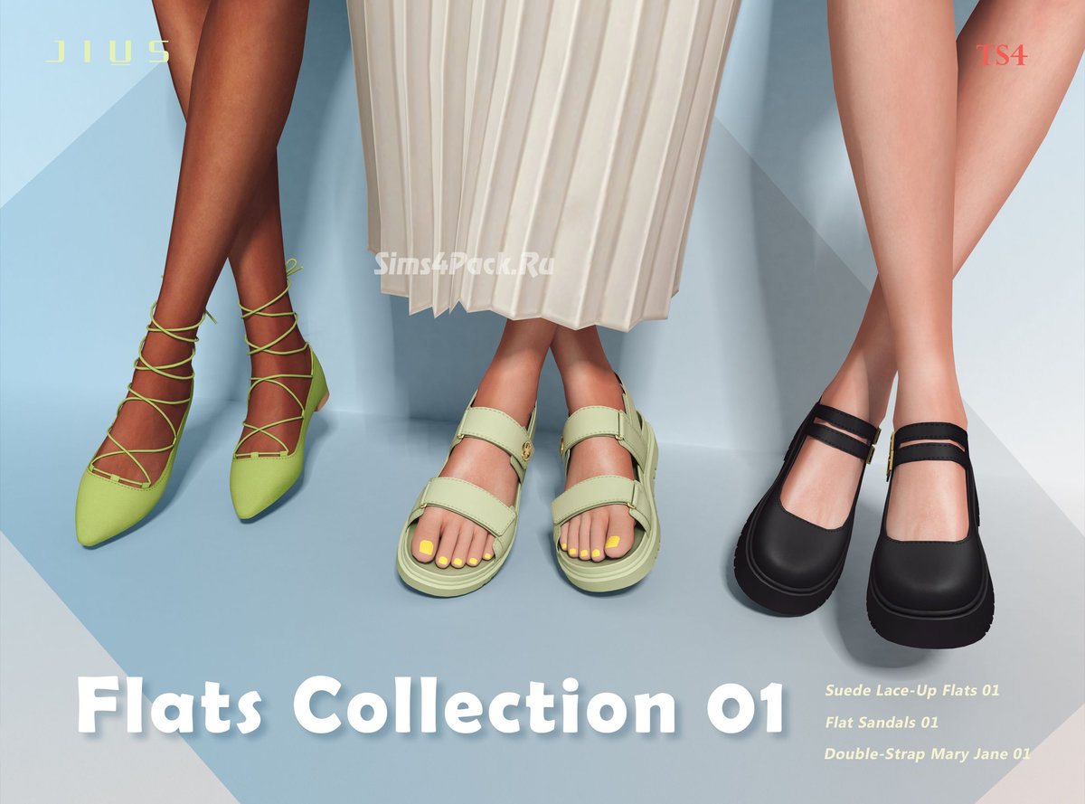 Коллекция женской обуви "Flats Collection 01.2"