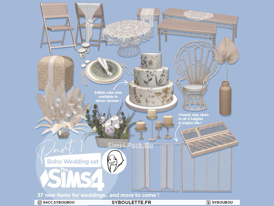 Свадебный сет "BOHO SET PART 1 WEDDING"