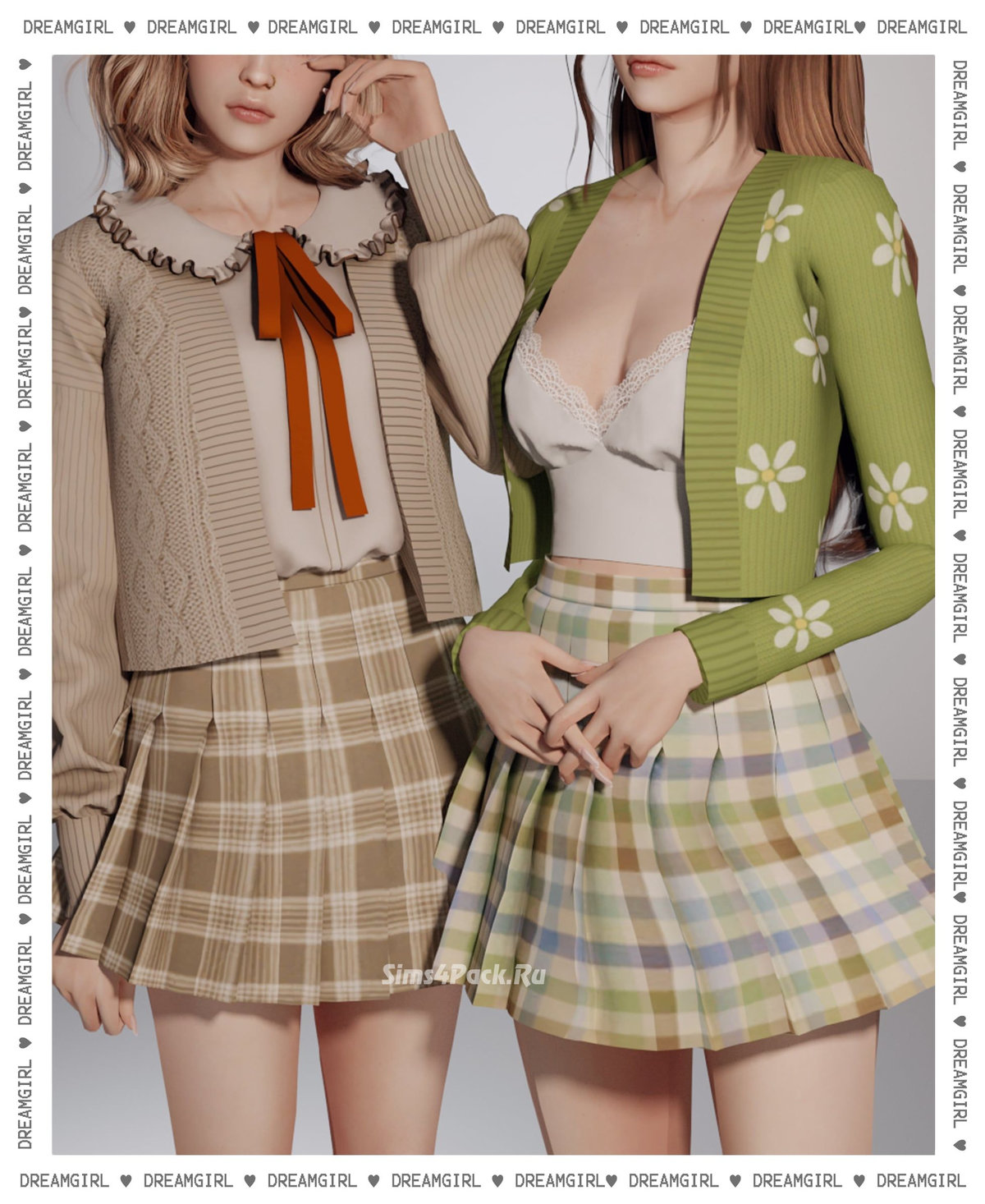 Кардиганы для симочек "CABLE KNIT & FLOWER CARDIGANS"