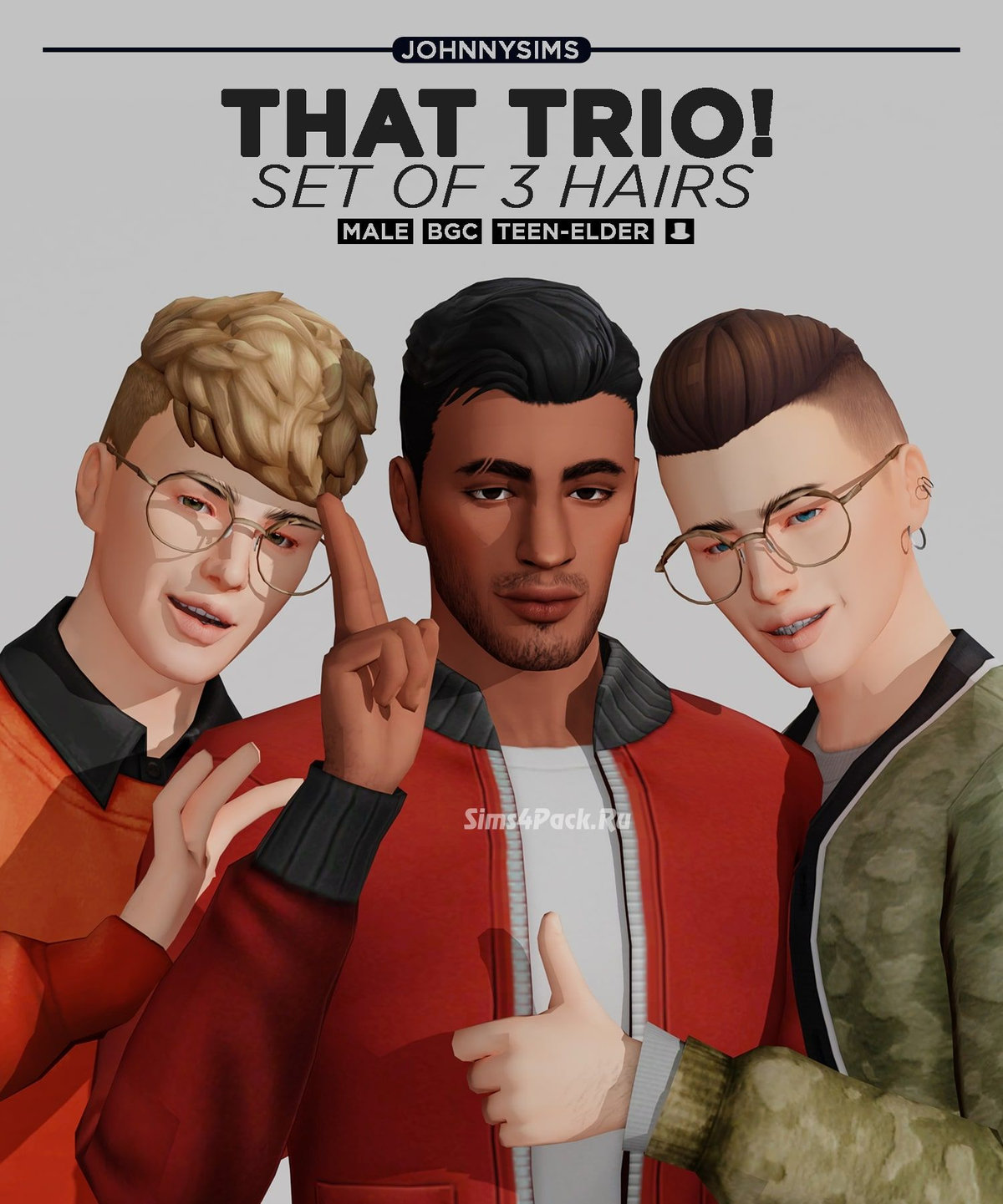 Коллекция мужских причесок "That Trio!"
