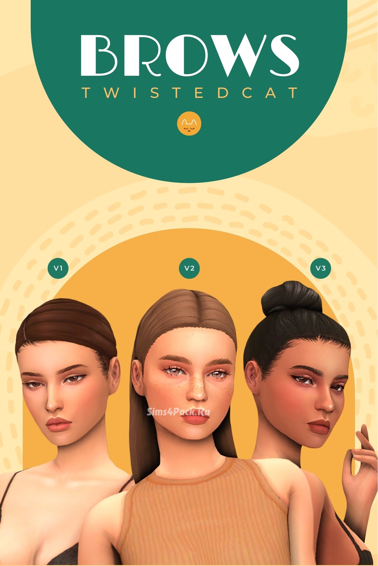 Набор бровей "Eyebrow Set N2"