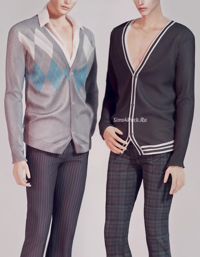Кардиган и рубашка "KK Cardigan 05"