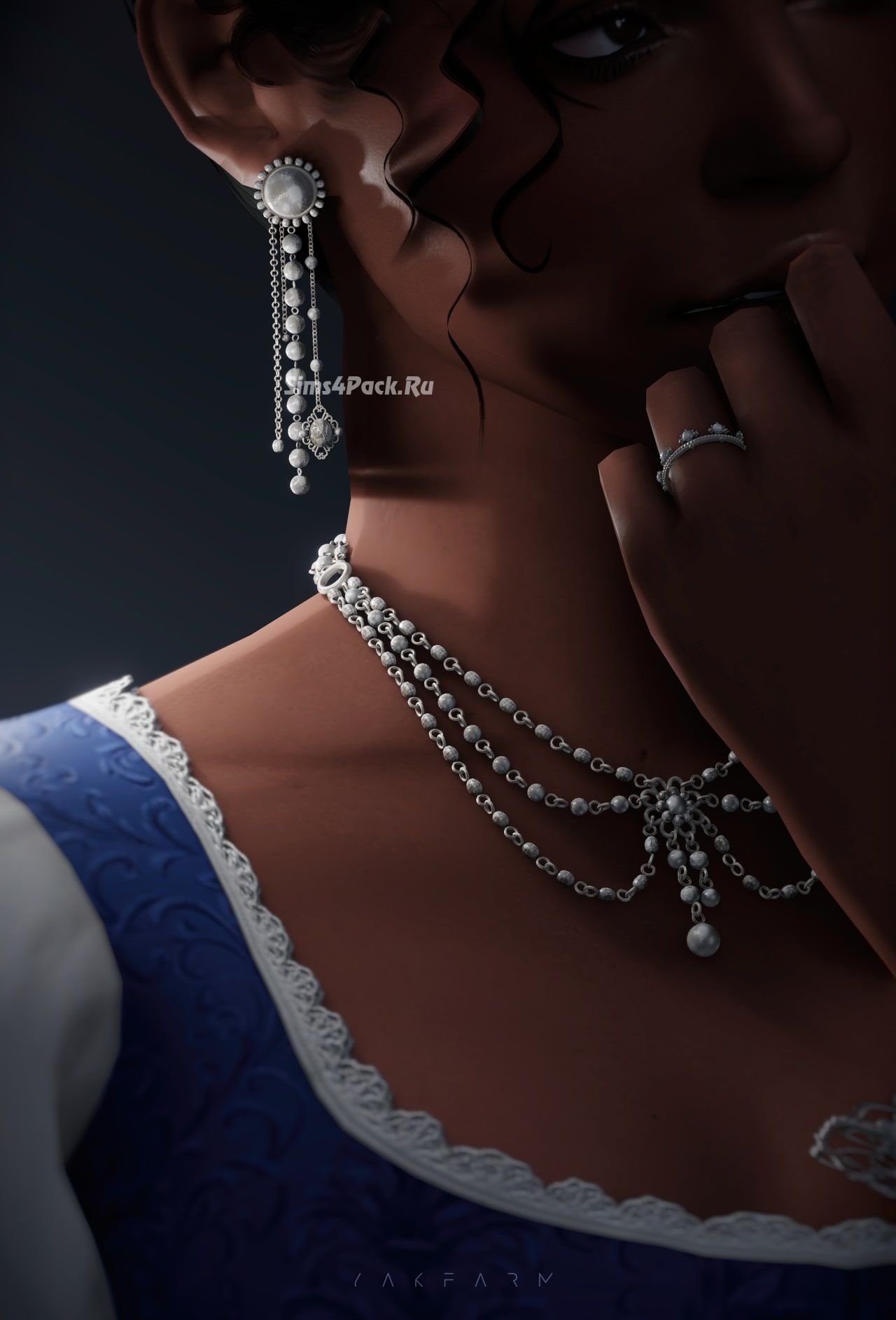 Комплект украшений "Duchess Pearl Set"