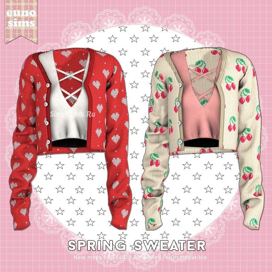Топ и кардиган "spring sweater"