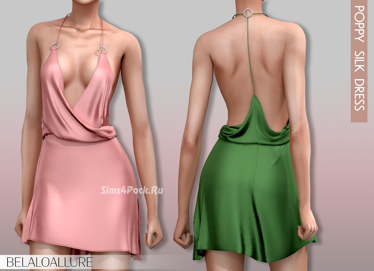 Платье "Poppy silk dress"