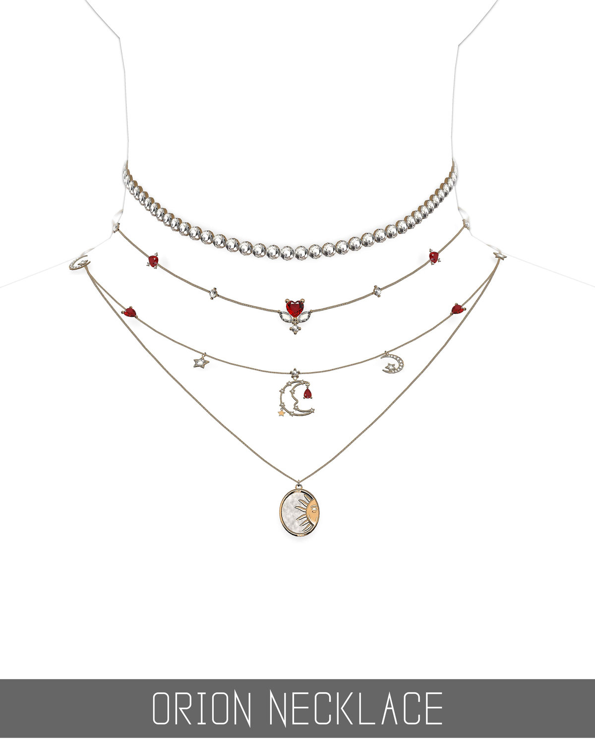 Комплект украшений "ORION NECKLACE"