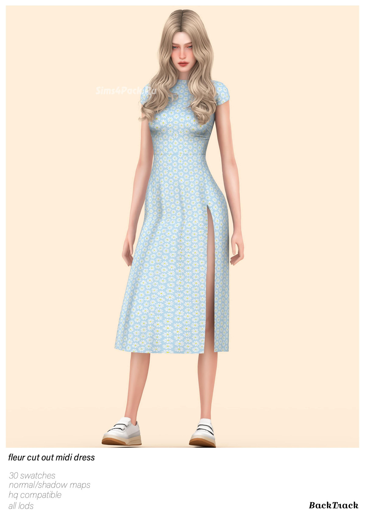 Платье "Fleur Cut Out Midi Dress"
