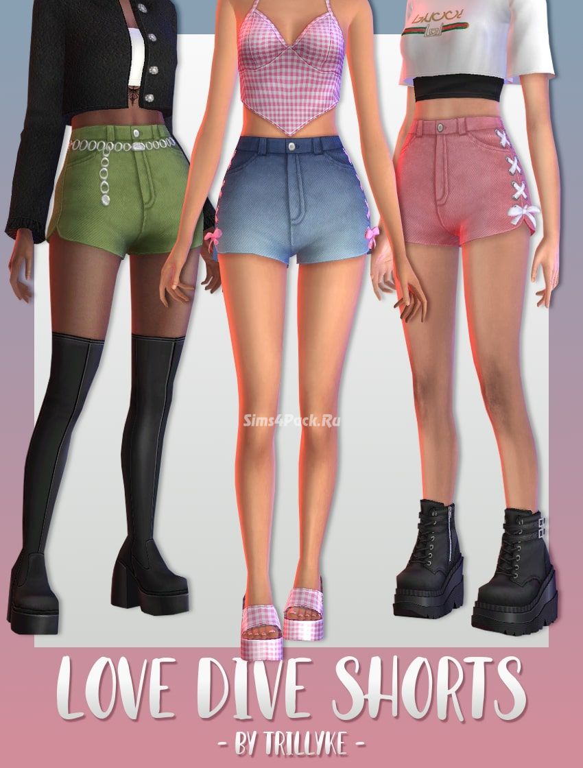 Женские шорты "Love Dive Shorts"