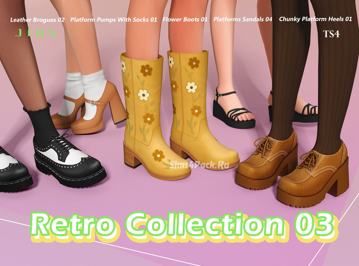 Коллекция женской обуви "Retro Collection 03"