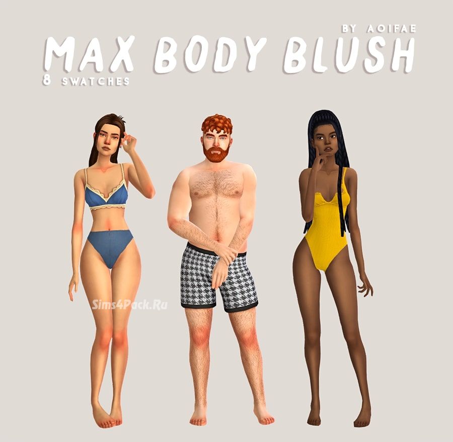 Румяна для тела "MAX BODY BLUSH"