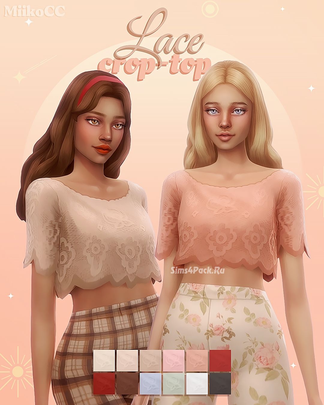 Топ "Lace crop-top"