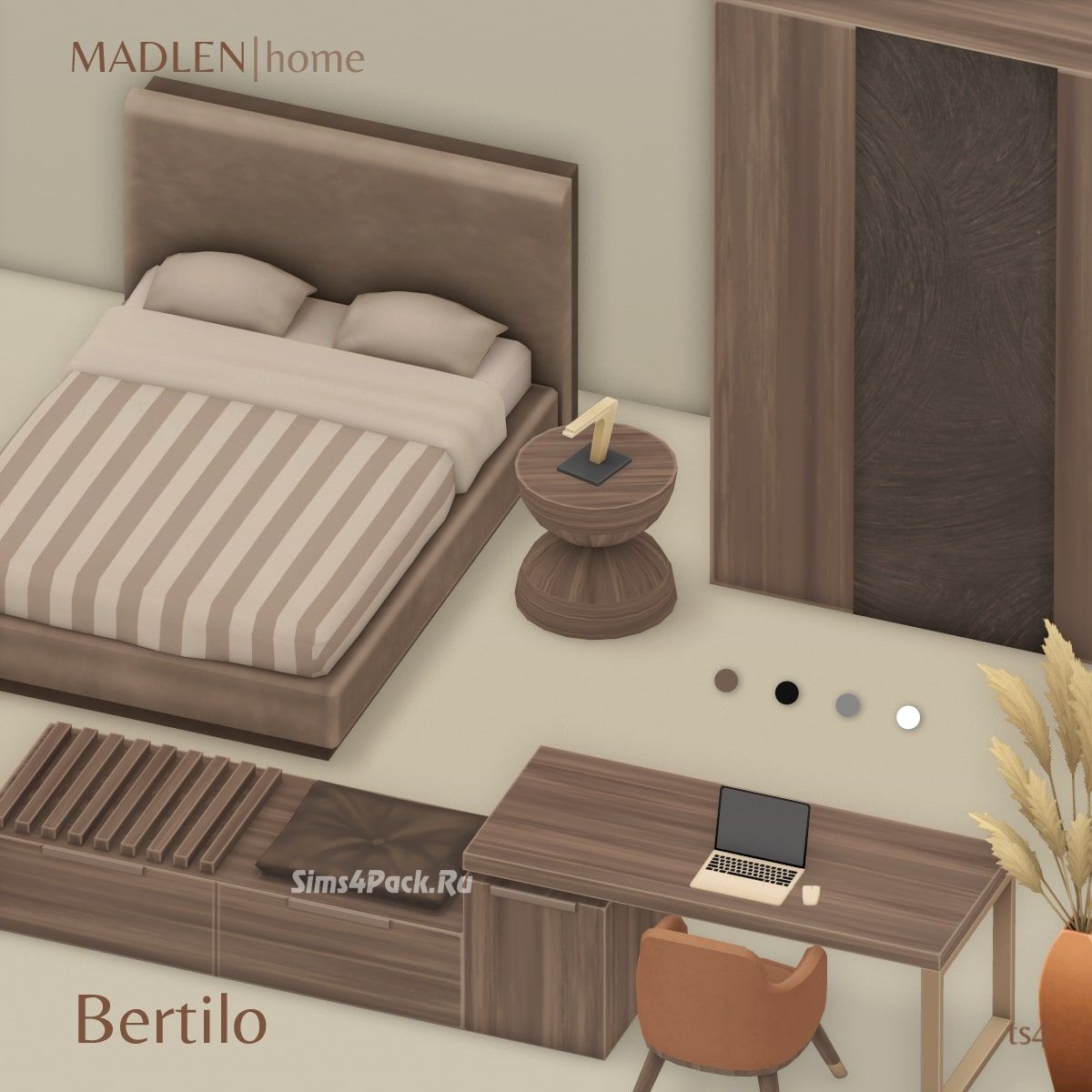 Спальня "Bertilo Bedroom Set"