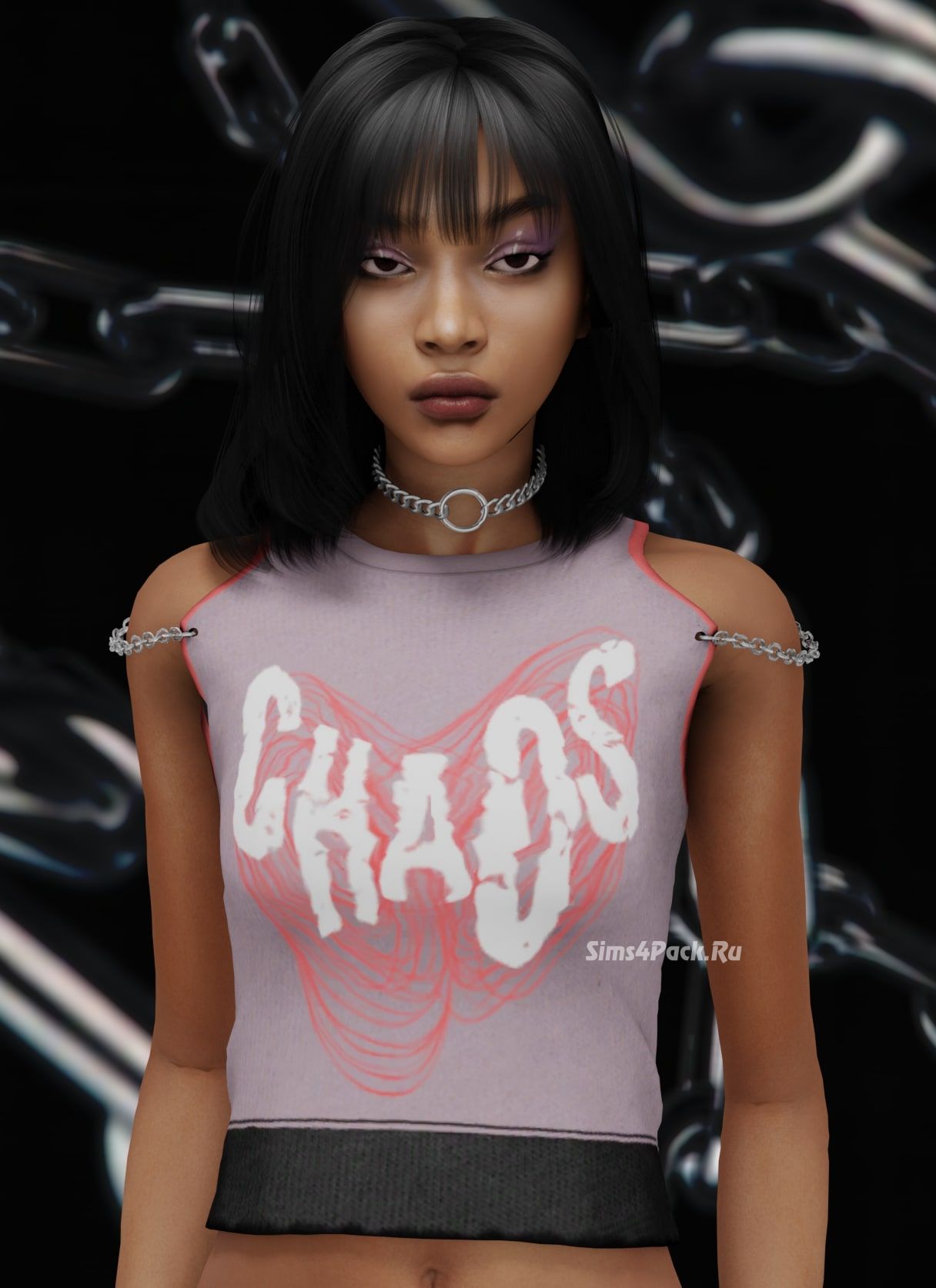 Топ "CROP TOP CHAIN"