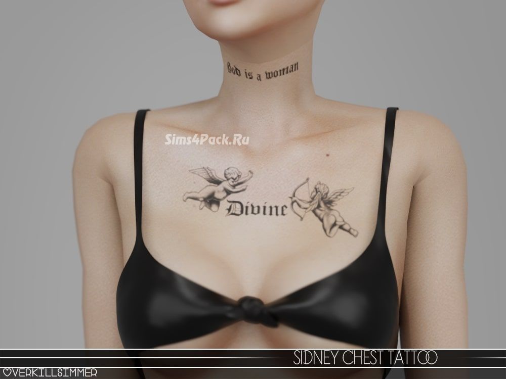 Тату сет "Sifney chest tattoos"