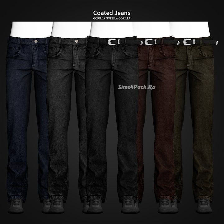 Мужские джинсы "Coated Jeans"