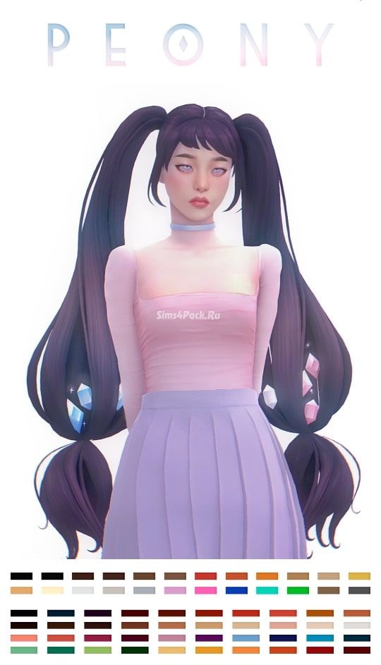 Прическа "Peony Hair"