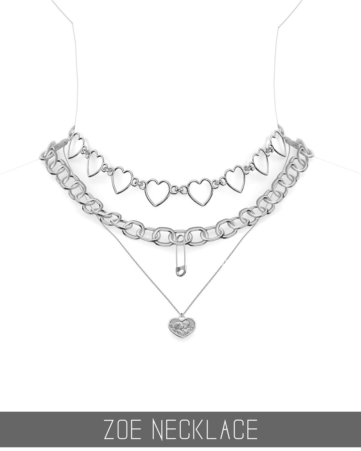 Комплект украшений "ZOE NECKLACE"