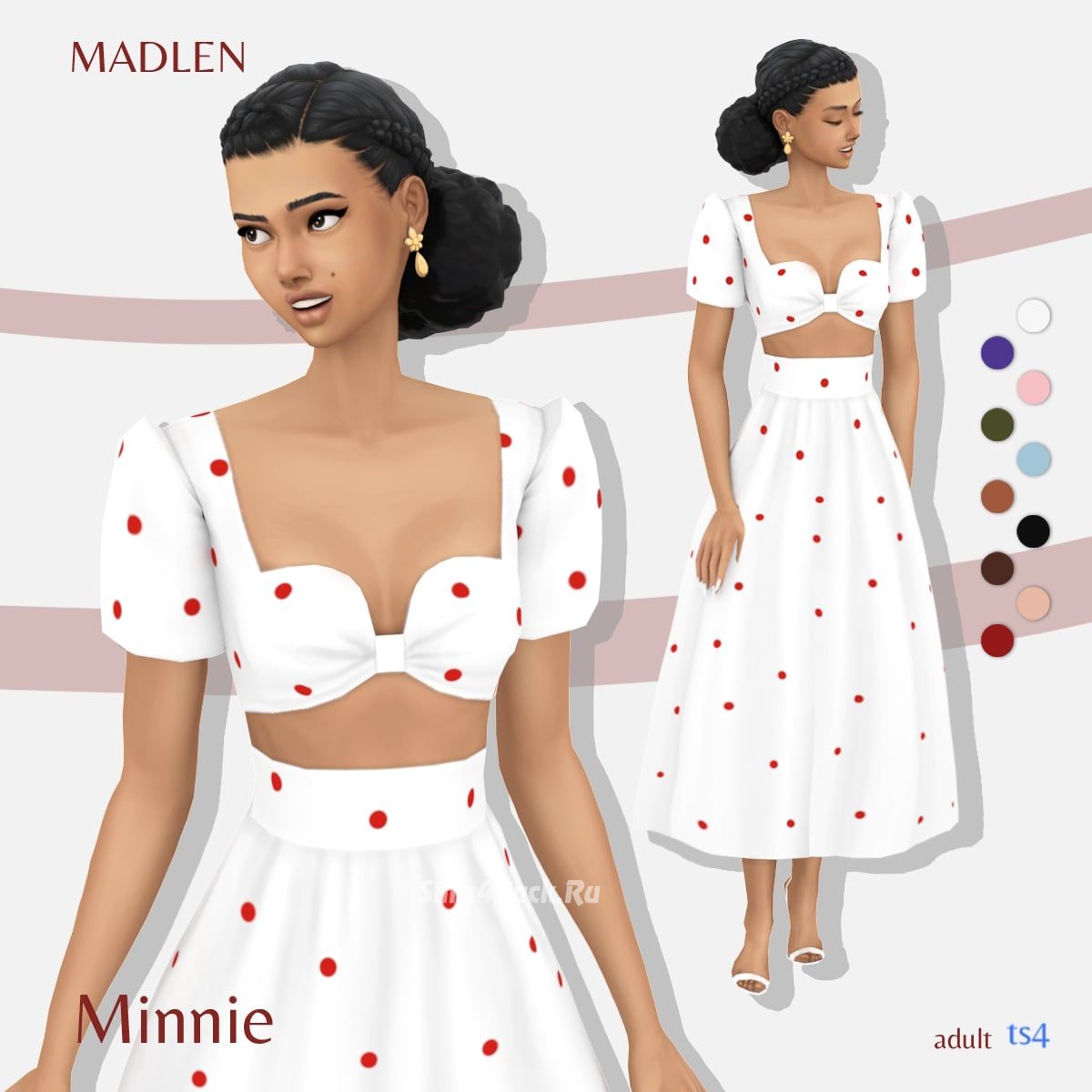 Наряд для симочки "Minnie Outfit"