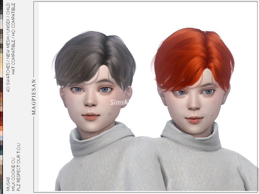Детская прическа "Milk Cookie Hair"