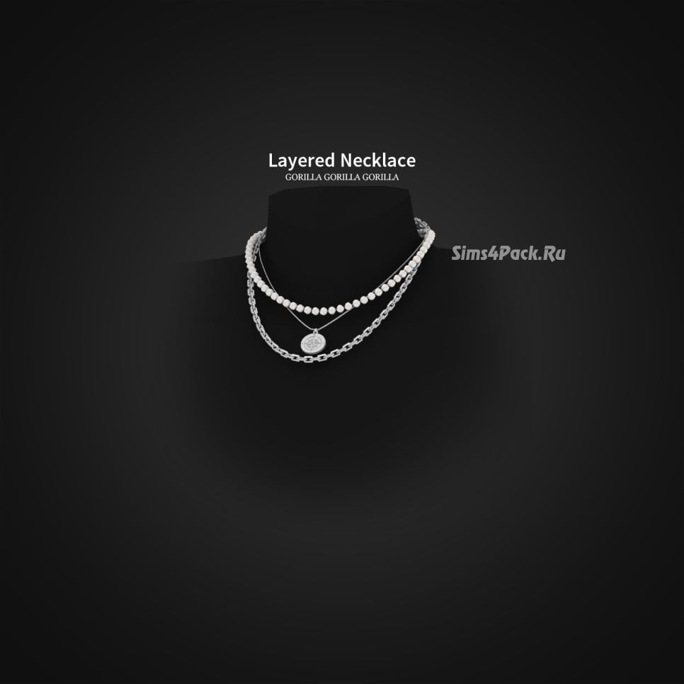 Комплект украшений "Layered Necklace"