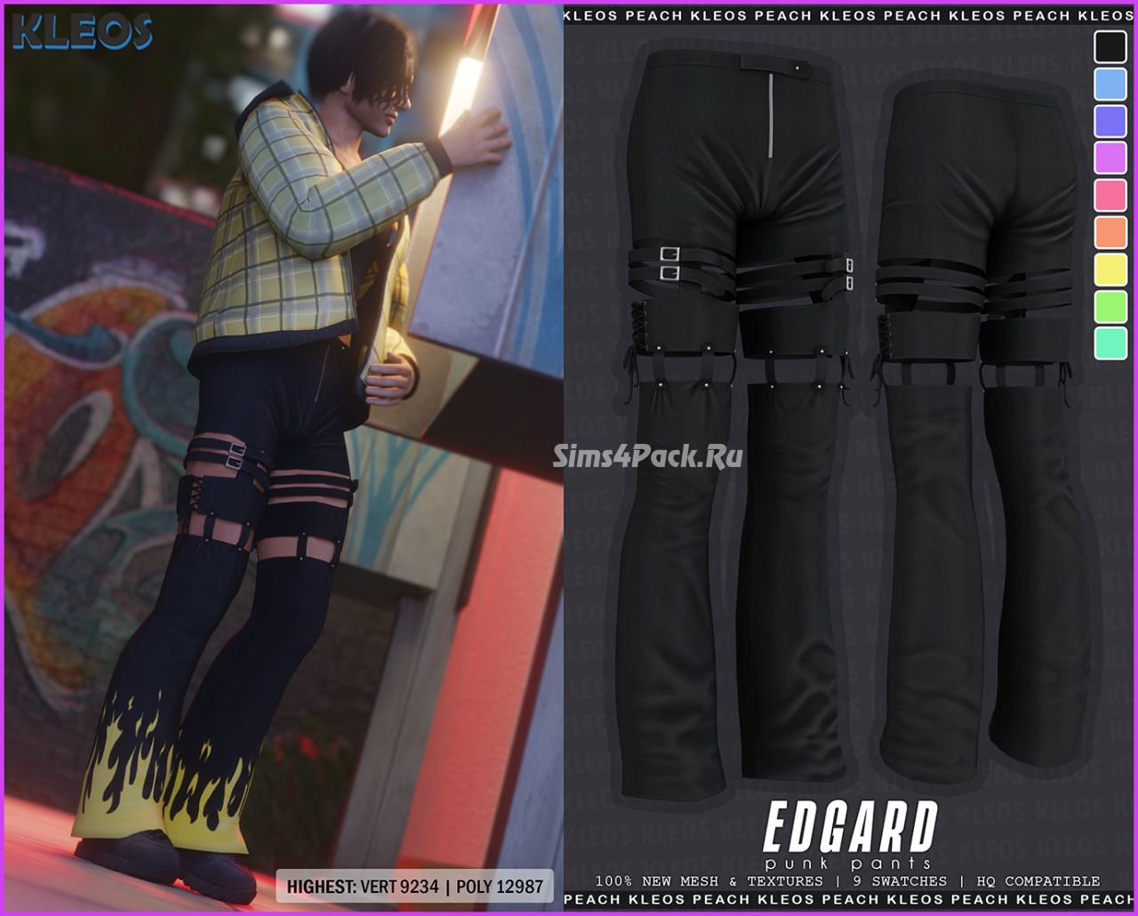 Мужские штаны "Edgard Punk Pants"