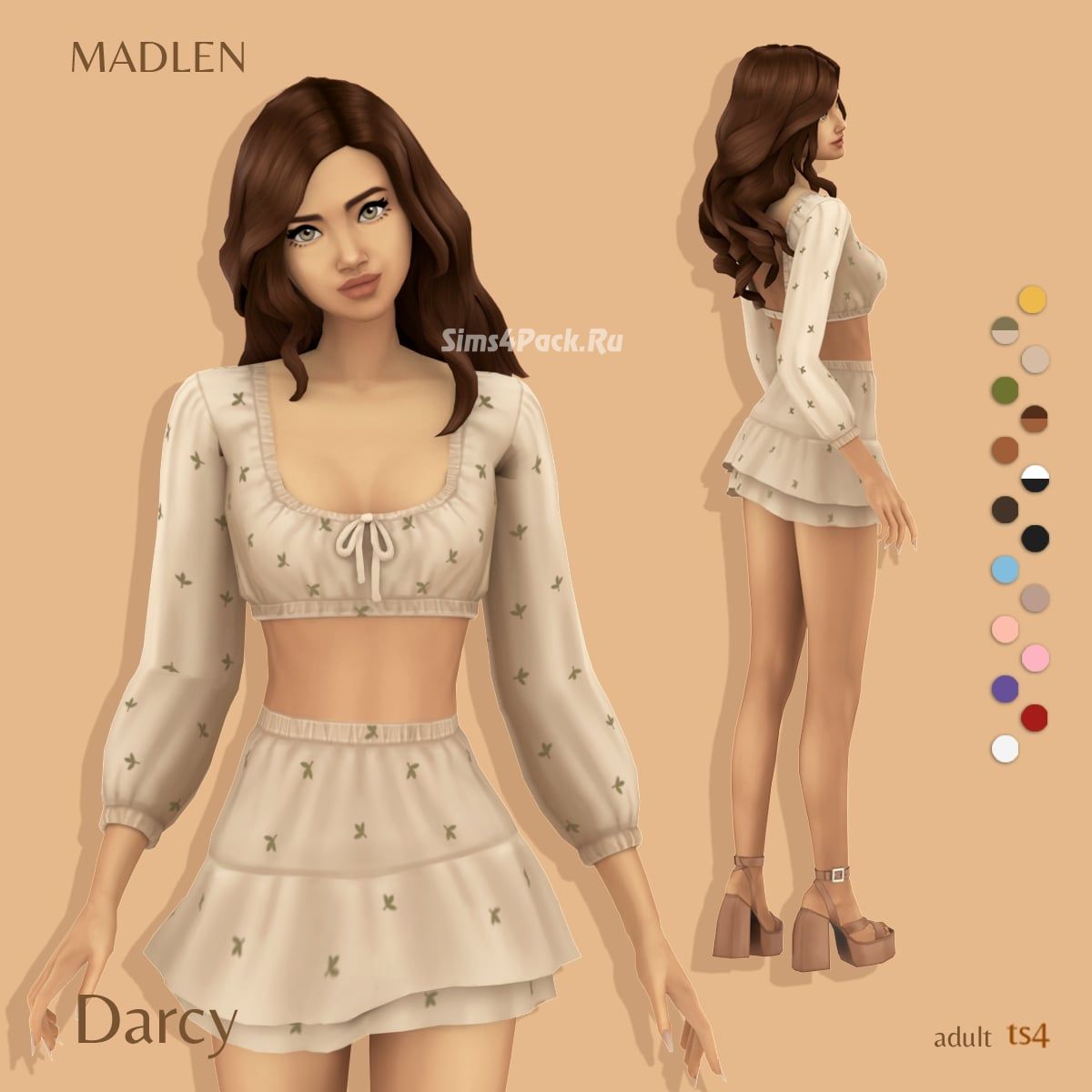 Топ и юбка "Darcy Outfit"