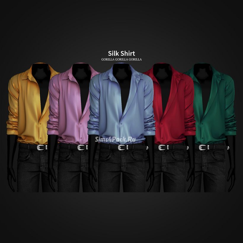 Мужская рубашка "Silk Shirt"