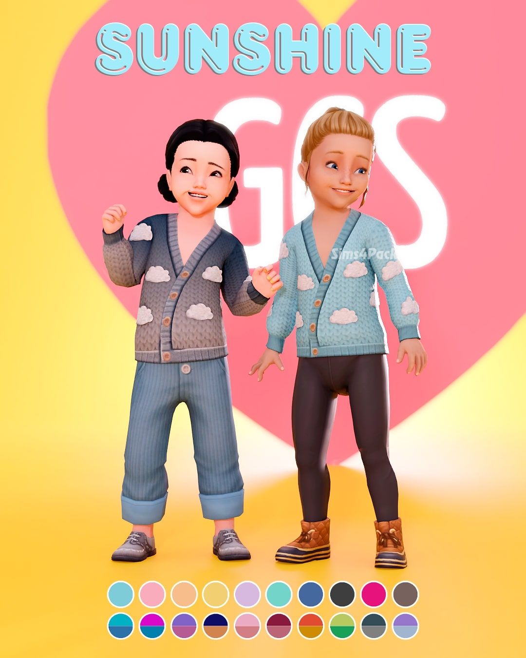 Кардиган для малышек "Maxis match cardigan"
