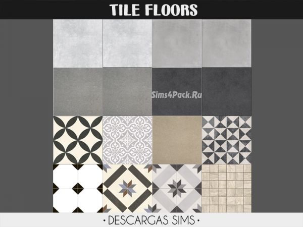 Набор напольных покрытий "Tile Floors"