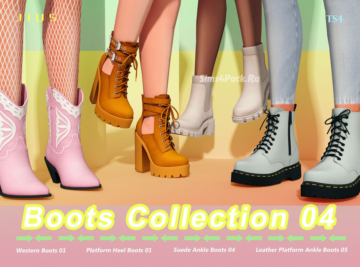 Коллекция женской обуви "Boots Collection 04"