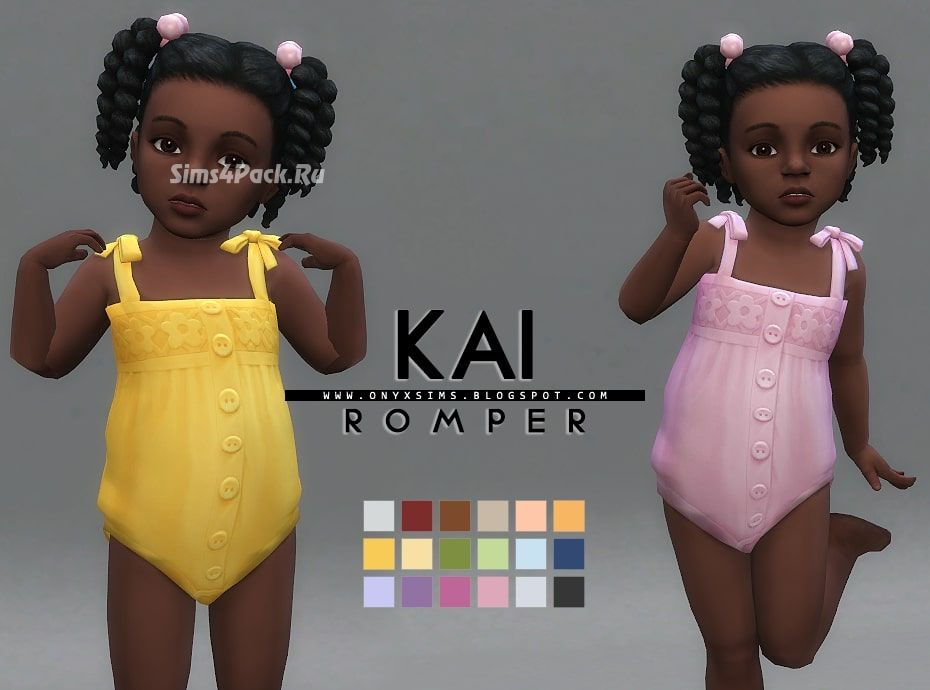 Ромпер для малышек "KAI ROMPER"