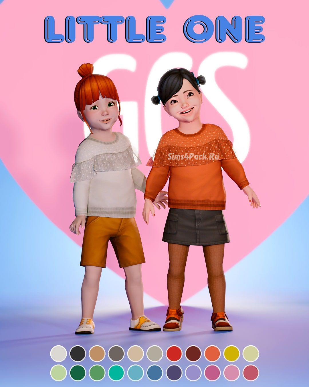 Свитер для малышек "Sweatshirt Flounces"