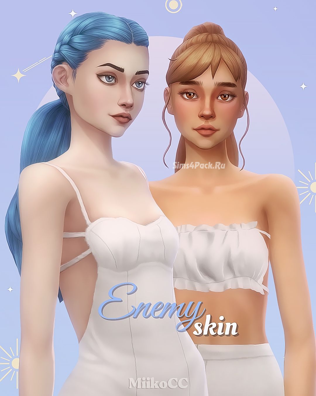 Скин сет и пресет для тела "Enemy skin overlay with body preset"