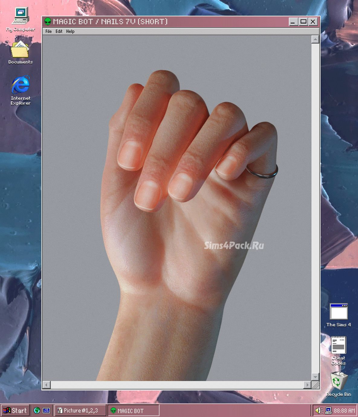 Маникюр "NAILS 7V (SHORT)"