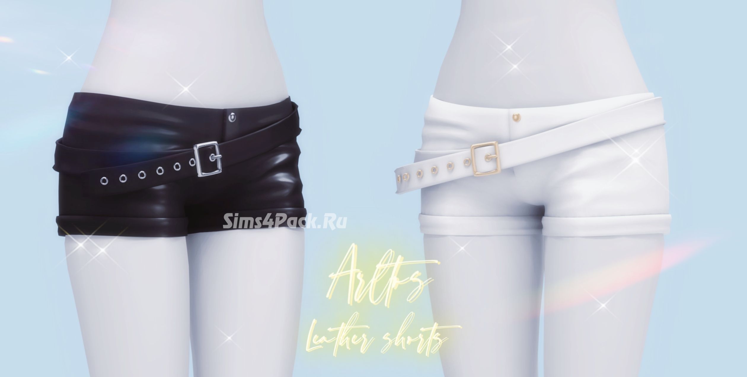 Женские шорты "Leather shorts"