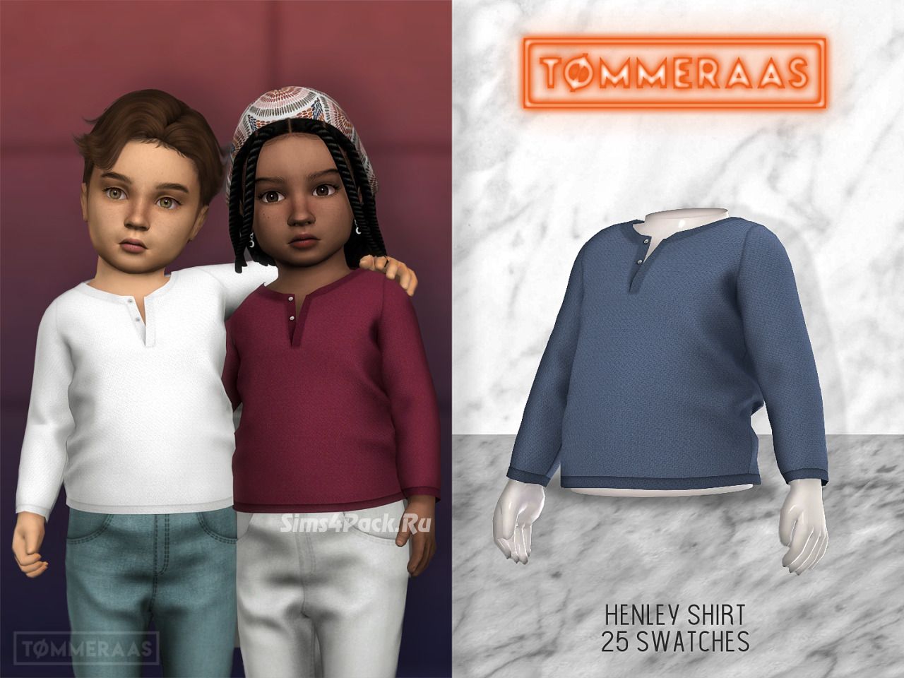 Кофточка для тоддлеров "Henley Shirt"