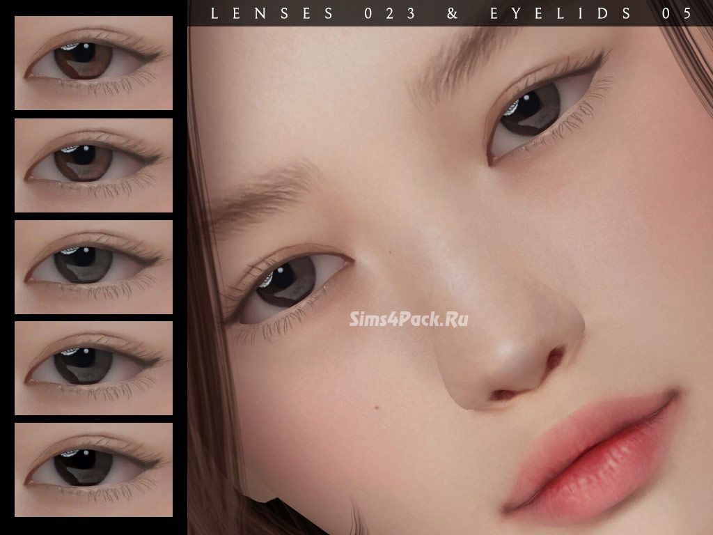 Линзы и веки "Lenses 023 & Eyelids 05"