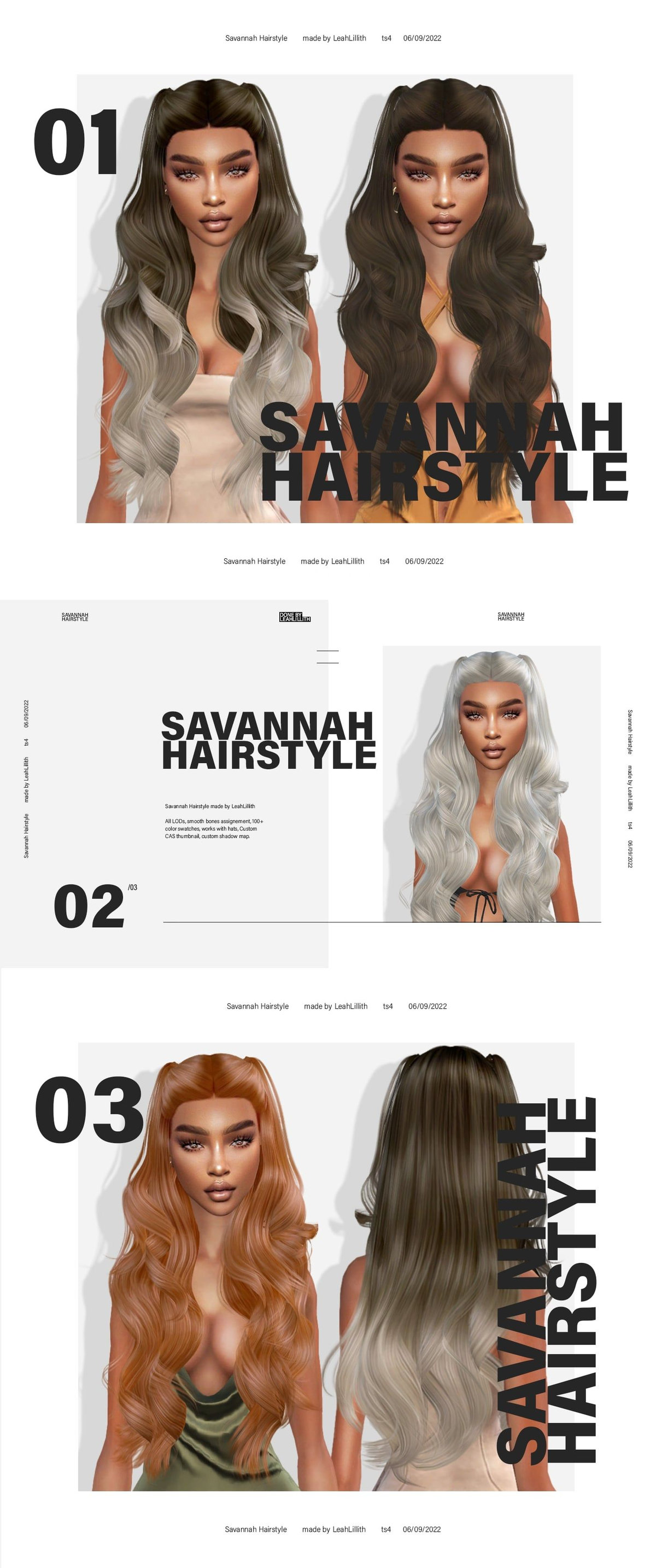 Женская прическа "SAVANNAH HAIRSTYLE"