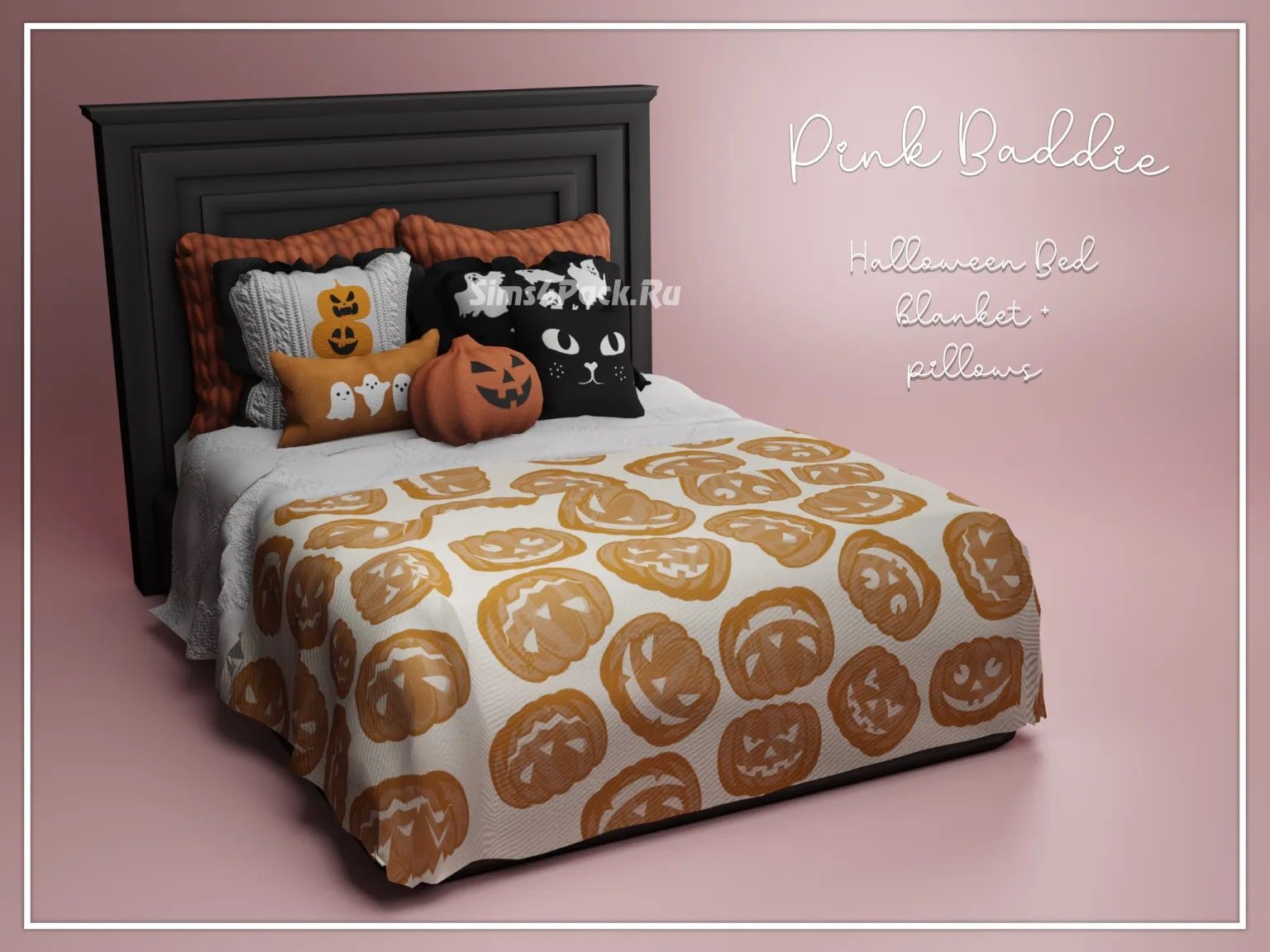 Кровать для взрослых "Halloween pumpkim Bed"
