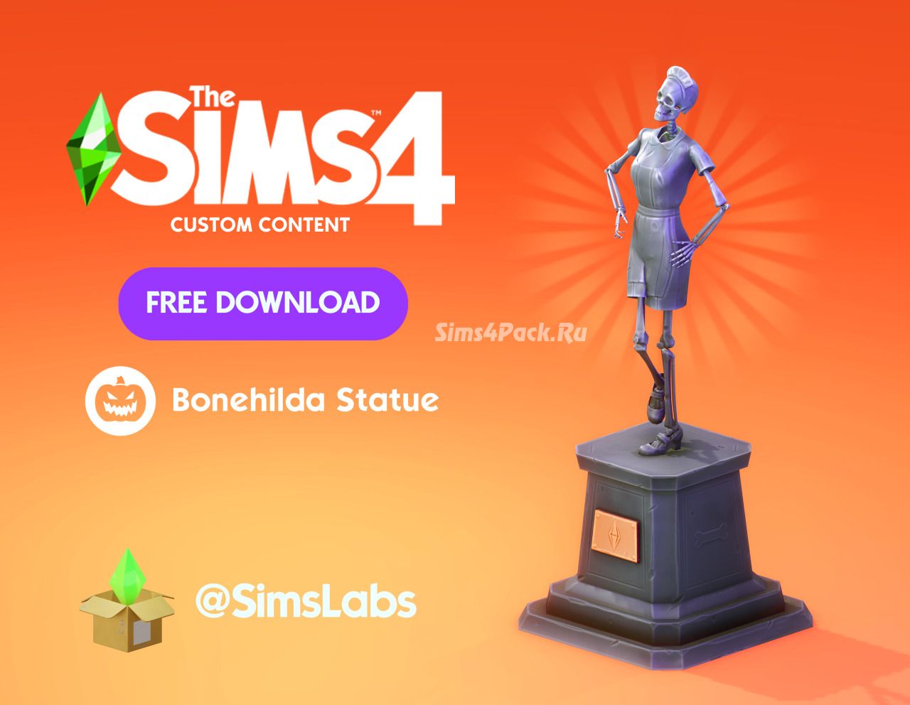 Скульптура Бонехильды "bonehilda statue"