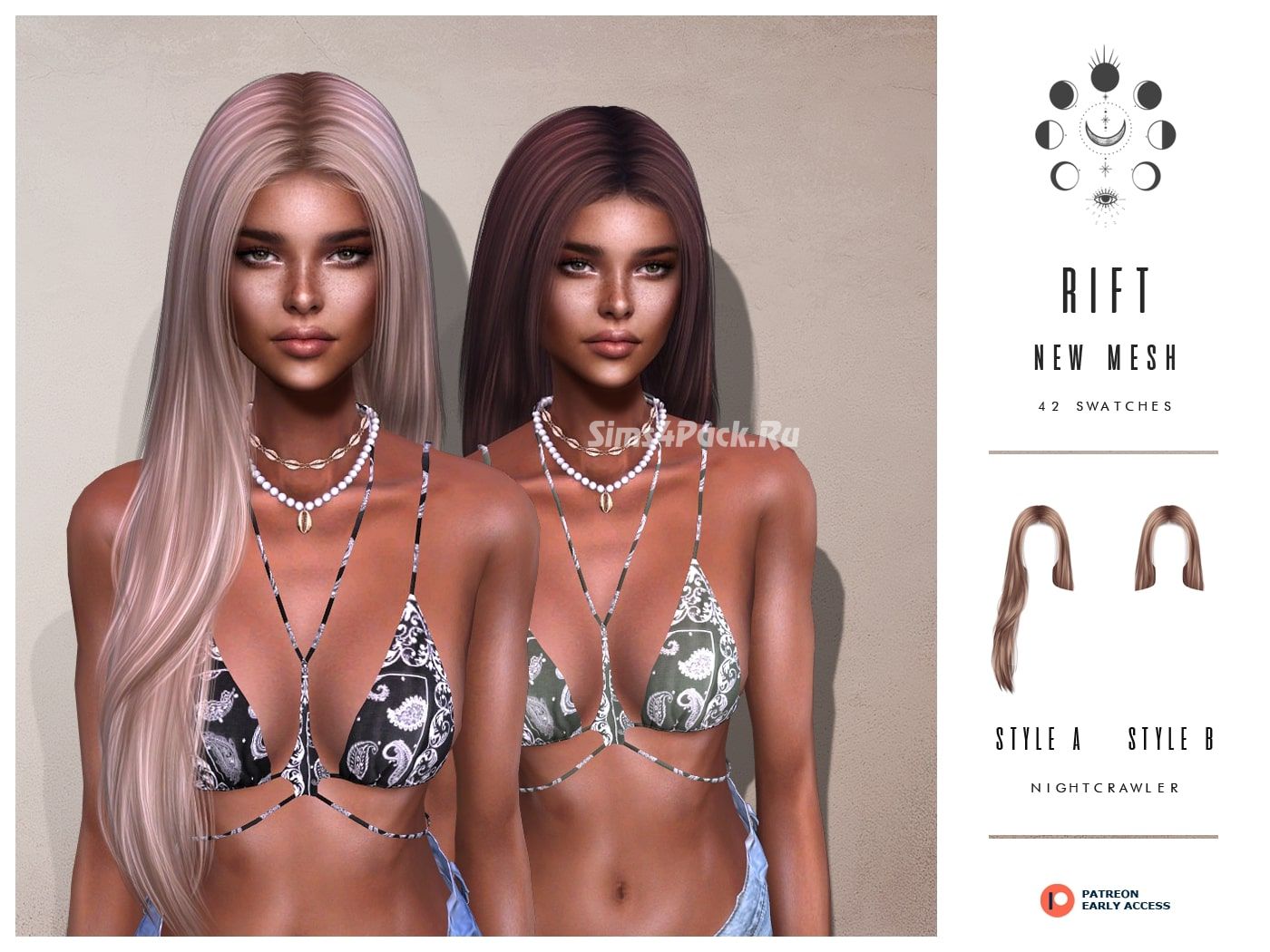 Женская прическа "RIFT HAIR"