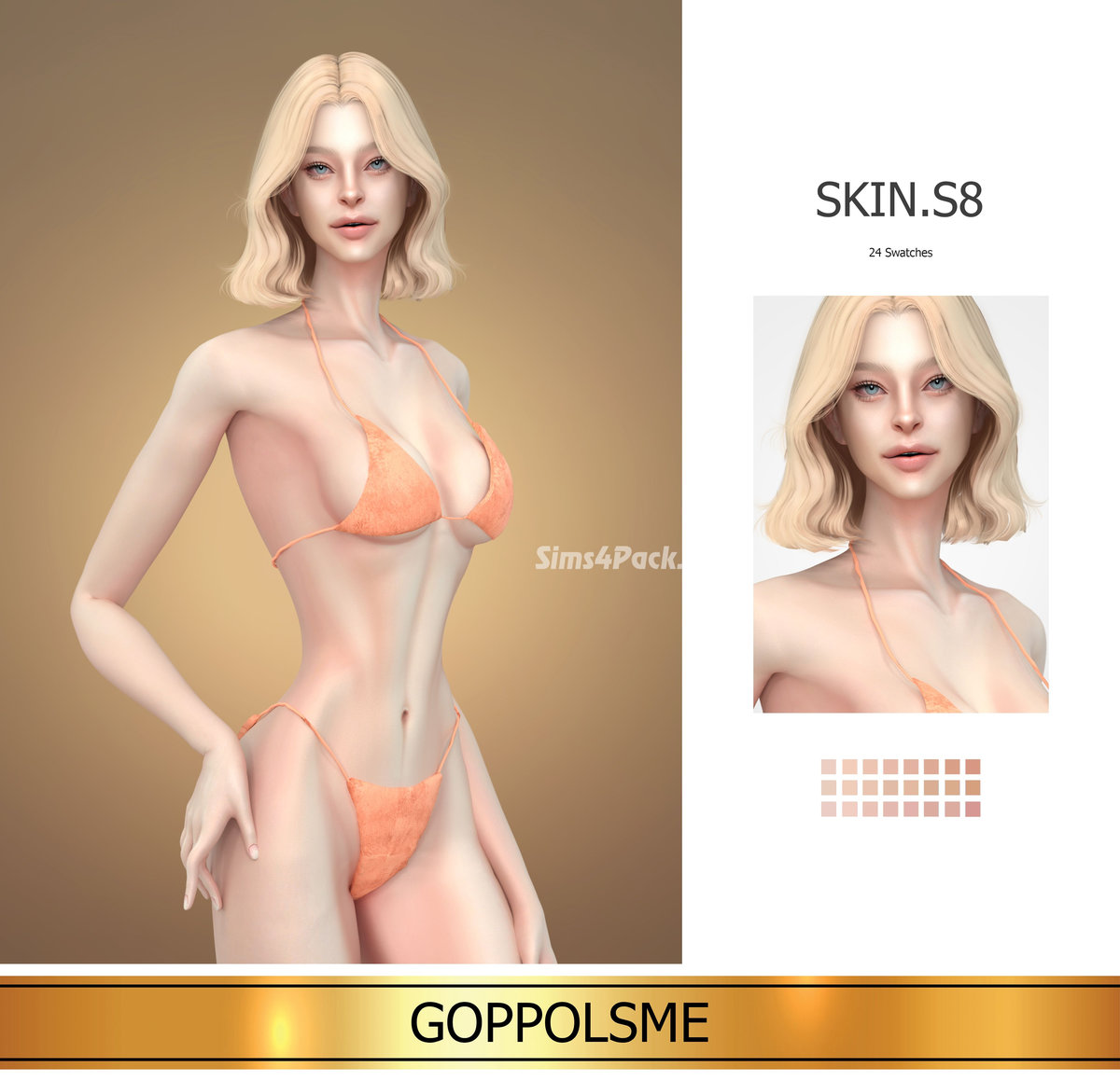 Женский скинтон "Skintones S8"