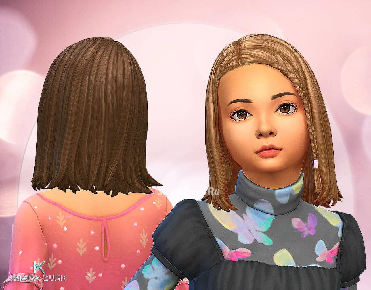 Прическа для девочек "Parted Braid for Girls"