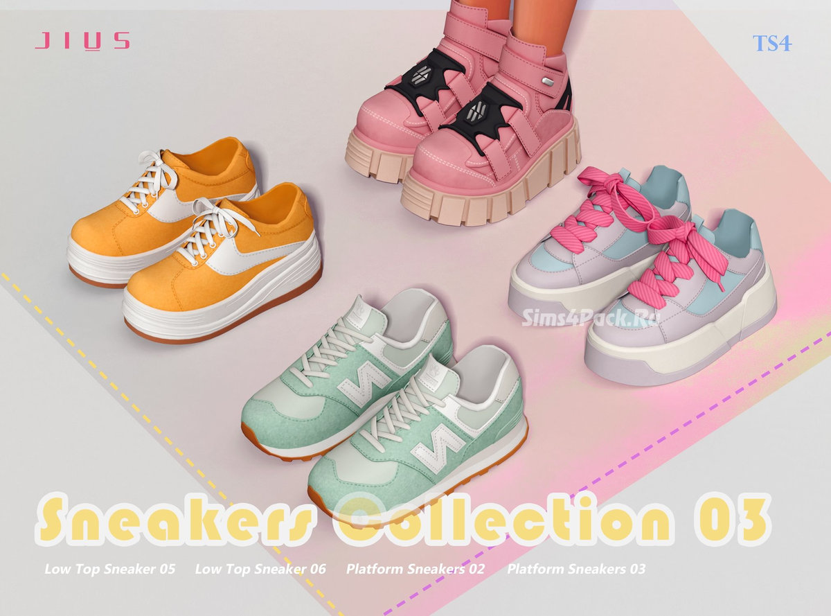 Коллекция женской обуви "Sneakers Collection 03"