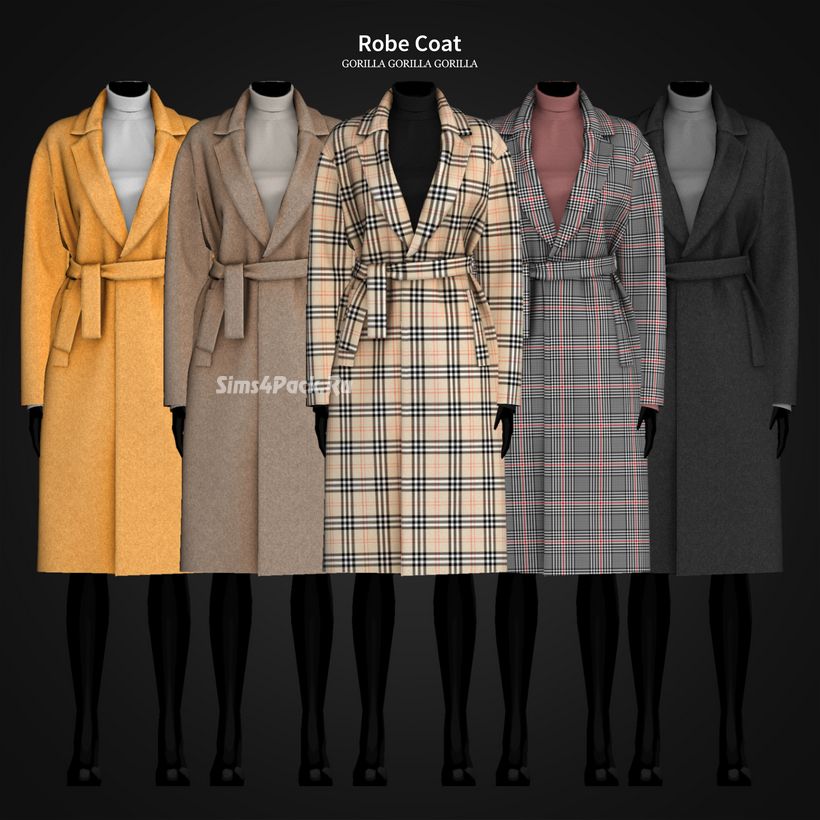 Женское пальто и водолазка "Robe Coat AF"